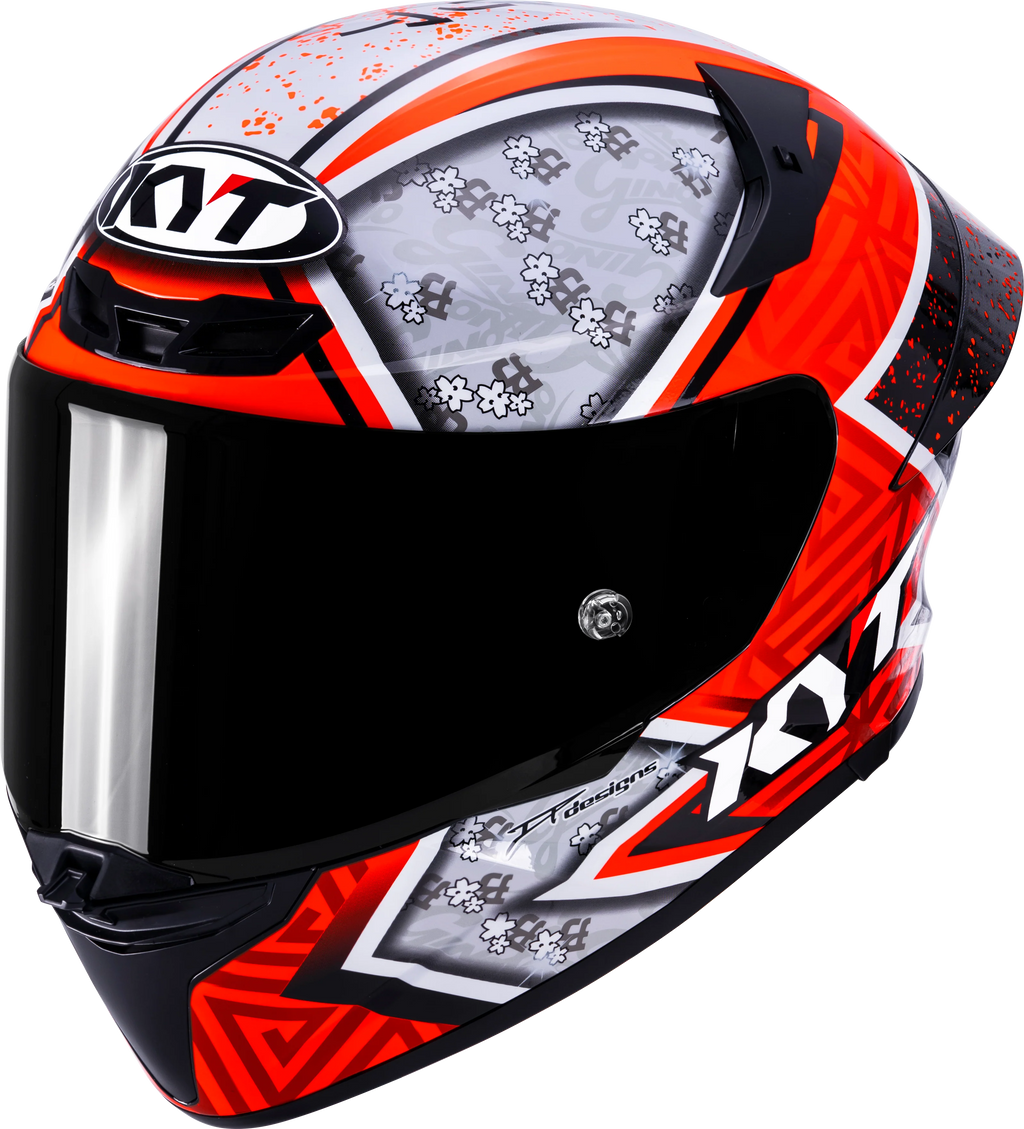 KYT TT Revo Gino Rea Replica Gloss Helmet