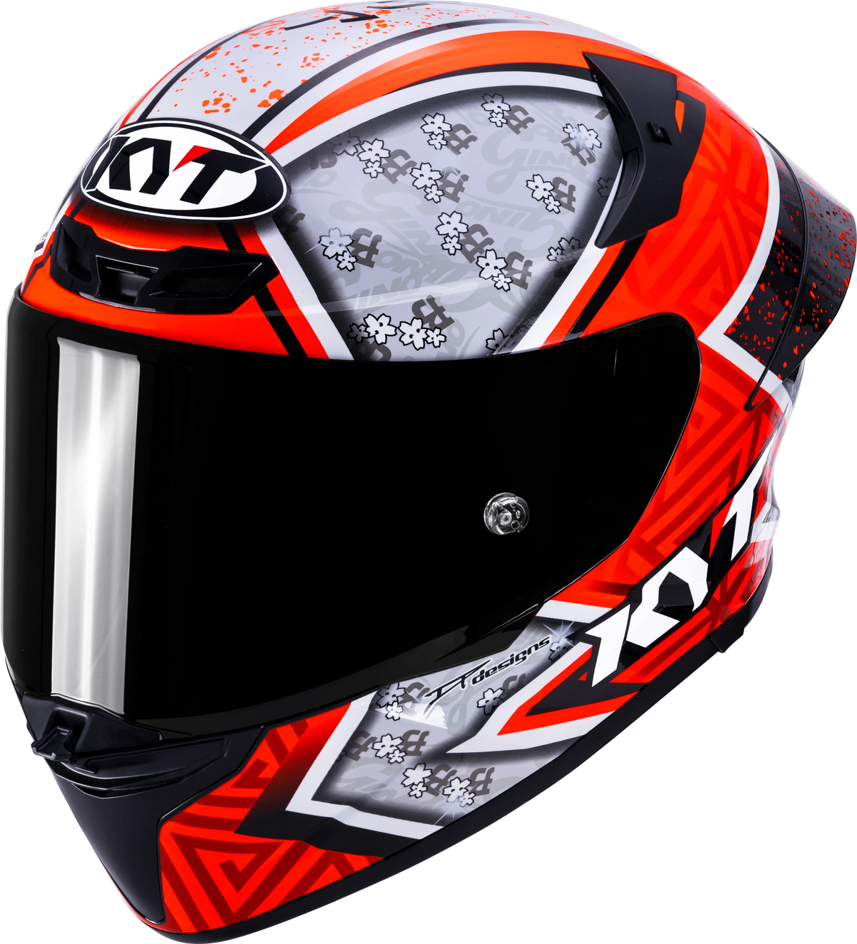 KYT TT Revo Gino Rea Replica Gloss Helmet