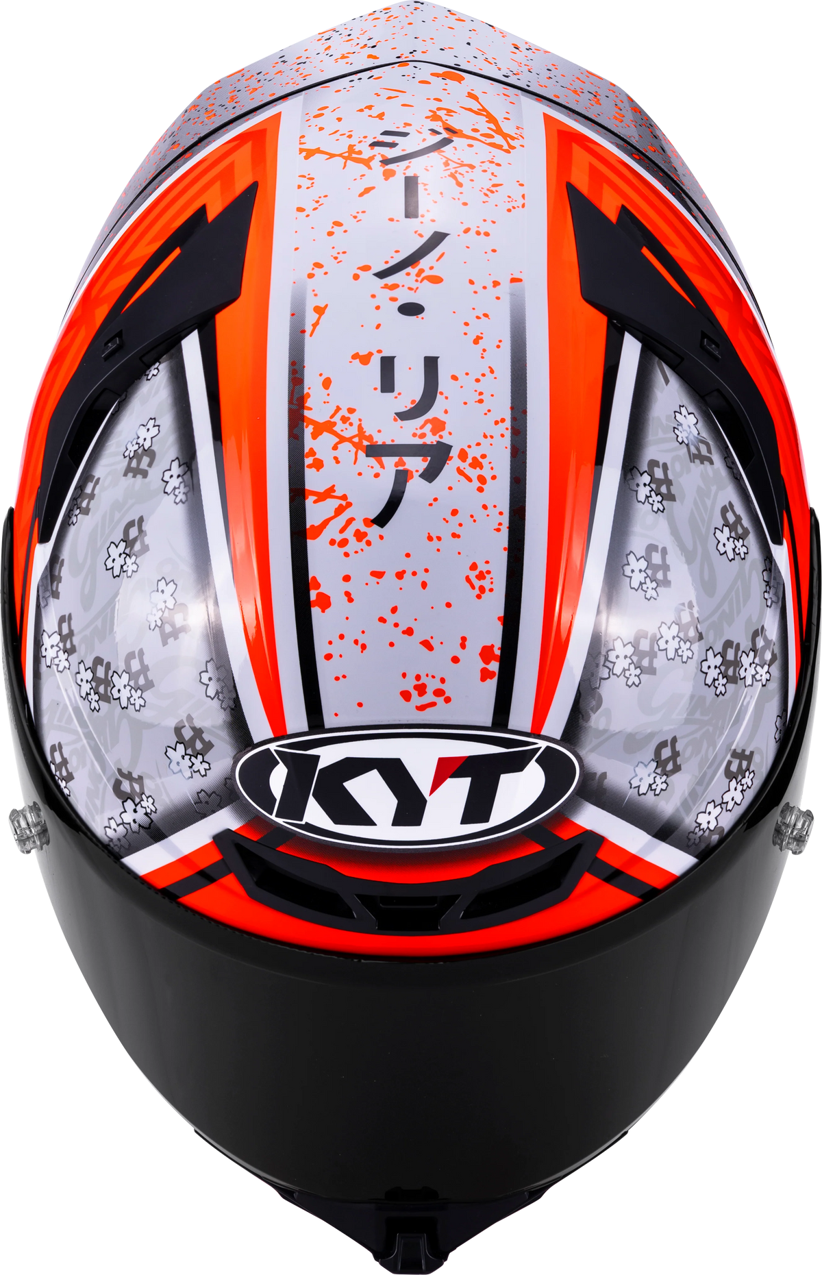 KYT TT Revo Gino Rea Replica Gloss Helmet