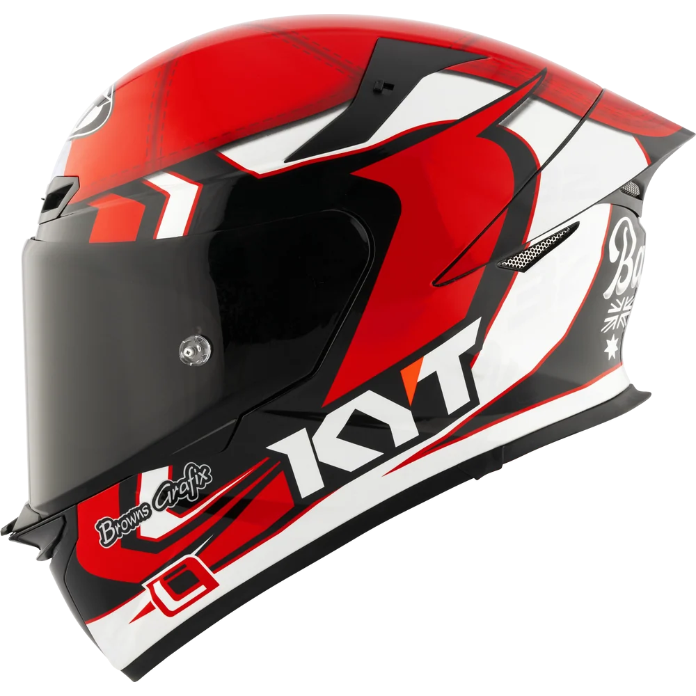 KYT TT Revo Bayliss Replica Gloss Helmet