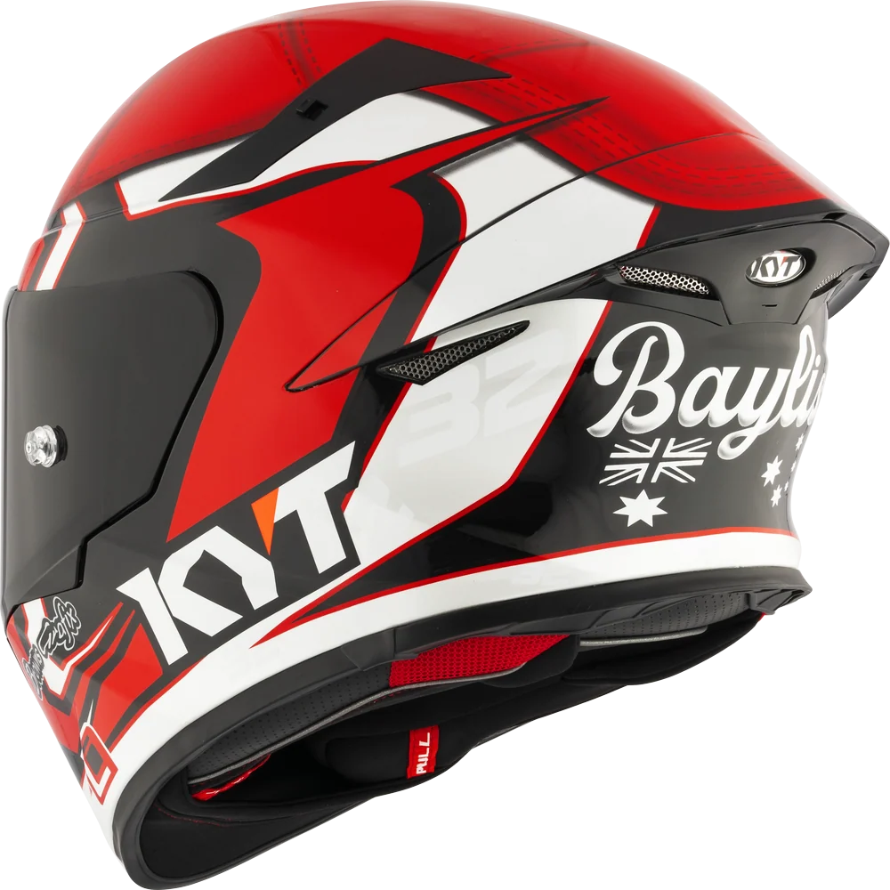 KYT TT Revo Bayliss Replica Gloss Helmet