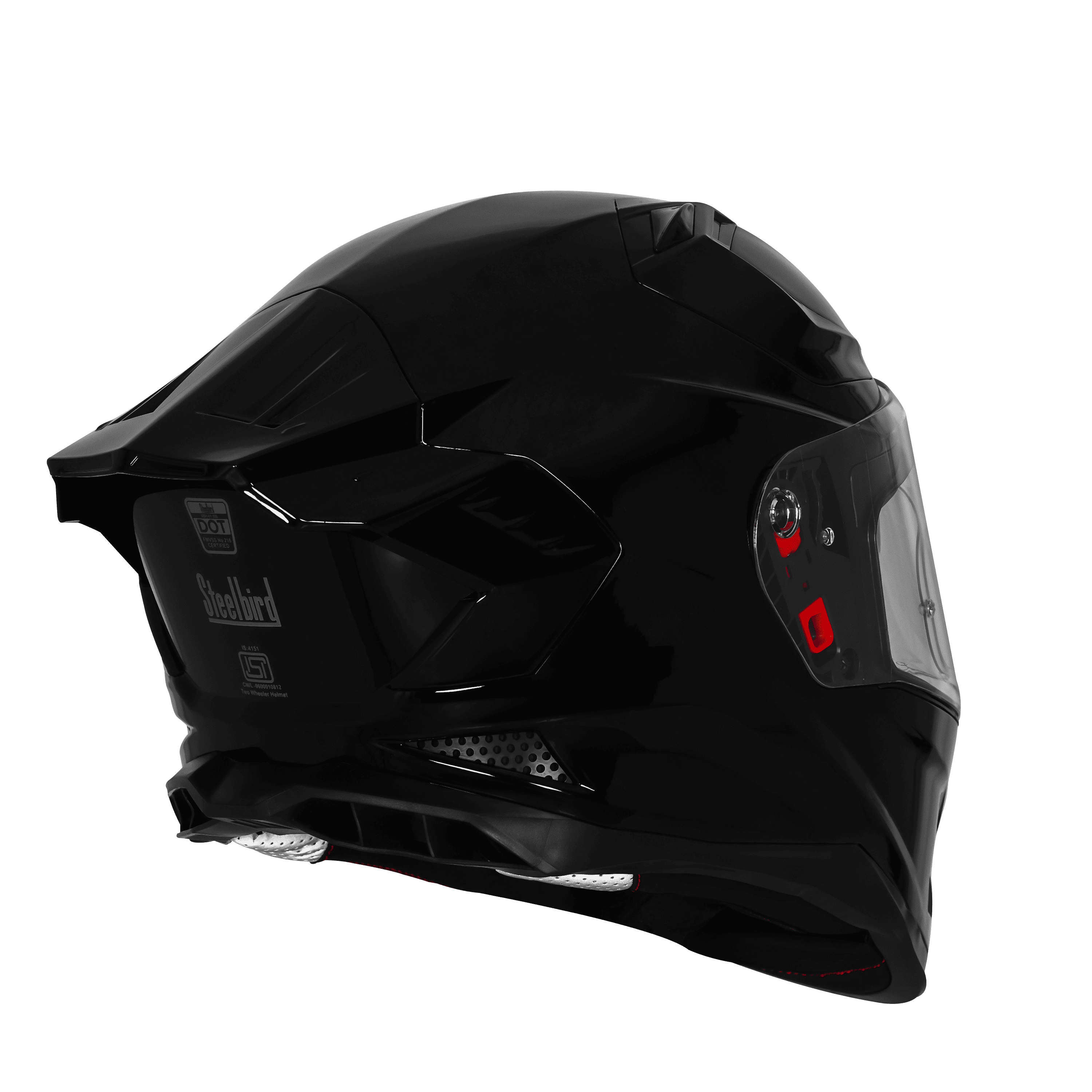 STEELBIRD SXE AFS EDITION GLOSS BLACK - SBH 61