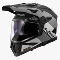 LS2 MX436 PIONEER II RALLY - MATT BLACK GREY
