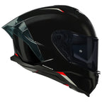 KordaShockwaveSolidGlossBlackHelmet1