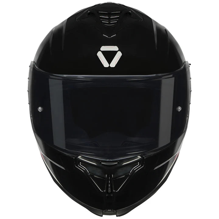 KordaShockwaveSolidGlossBlackHelmet3