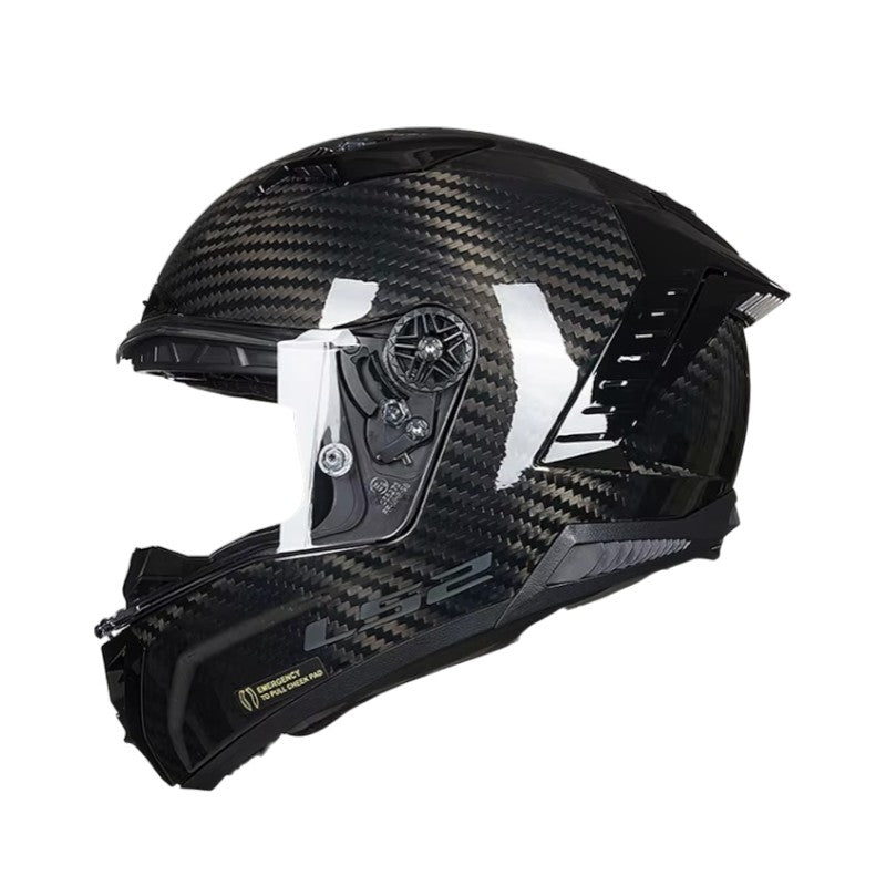 LS2 FF805 CARBON THUNDER BLACK - GLOSS