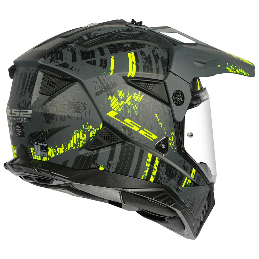 LS2Pioneer2CrazyMattBlackH-VYellowHelmet3