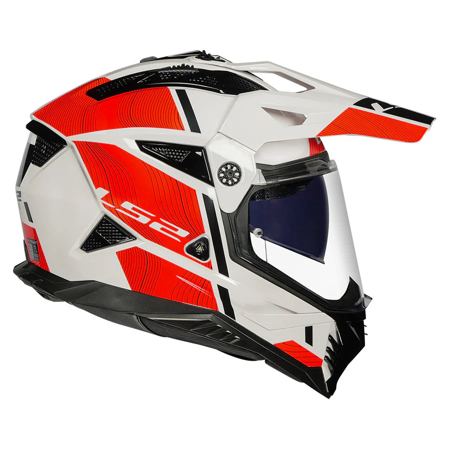 LS2Pioneer2HillWhiteRedHelmet1