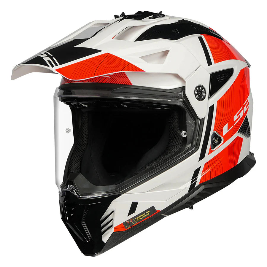 LS2Pioneer2HillWhiteRedHelmet2