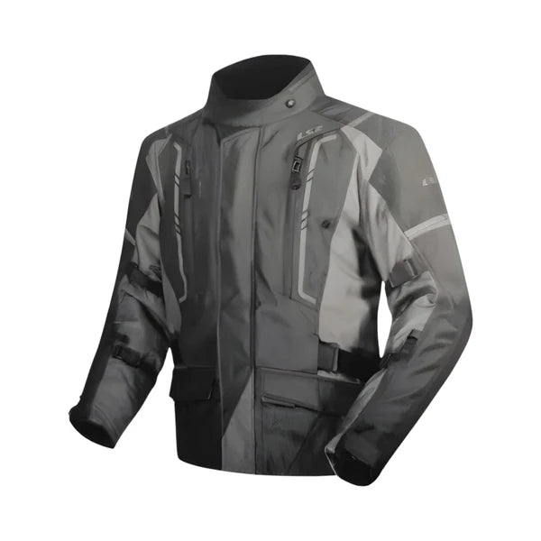 LS2 NARVICK RIDING JACKET - BLACK GREY