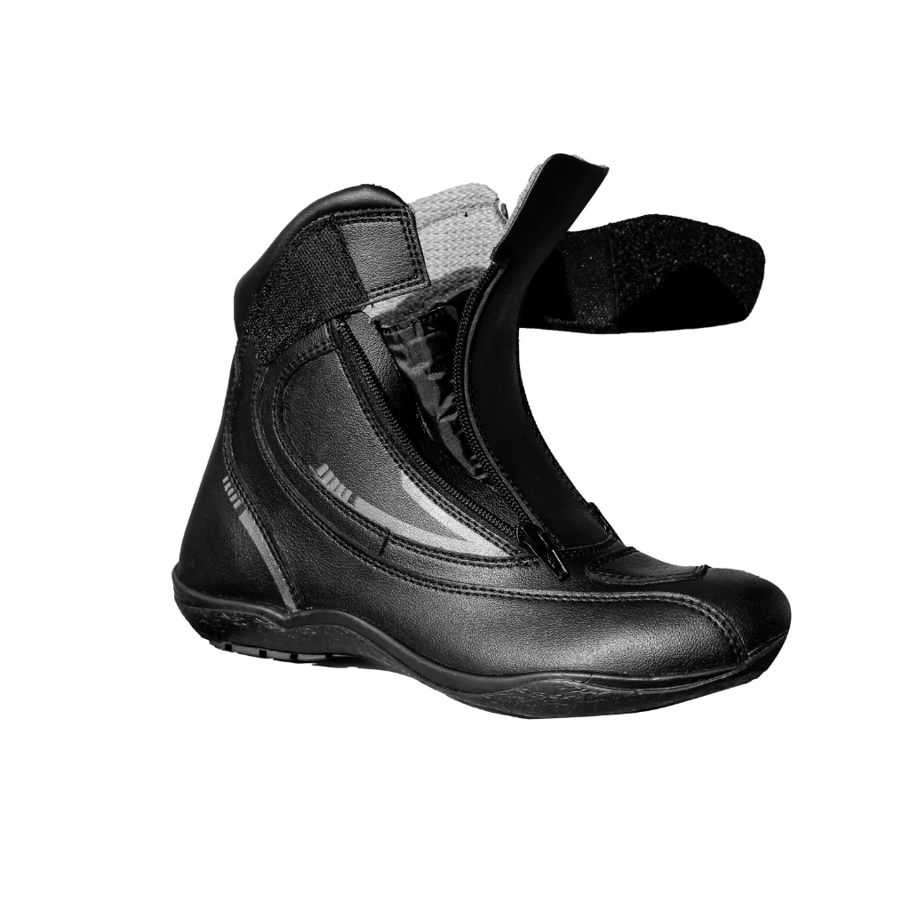 Raida Tourer Motorcycle Boots - Black Grey