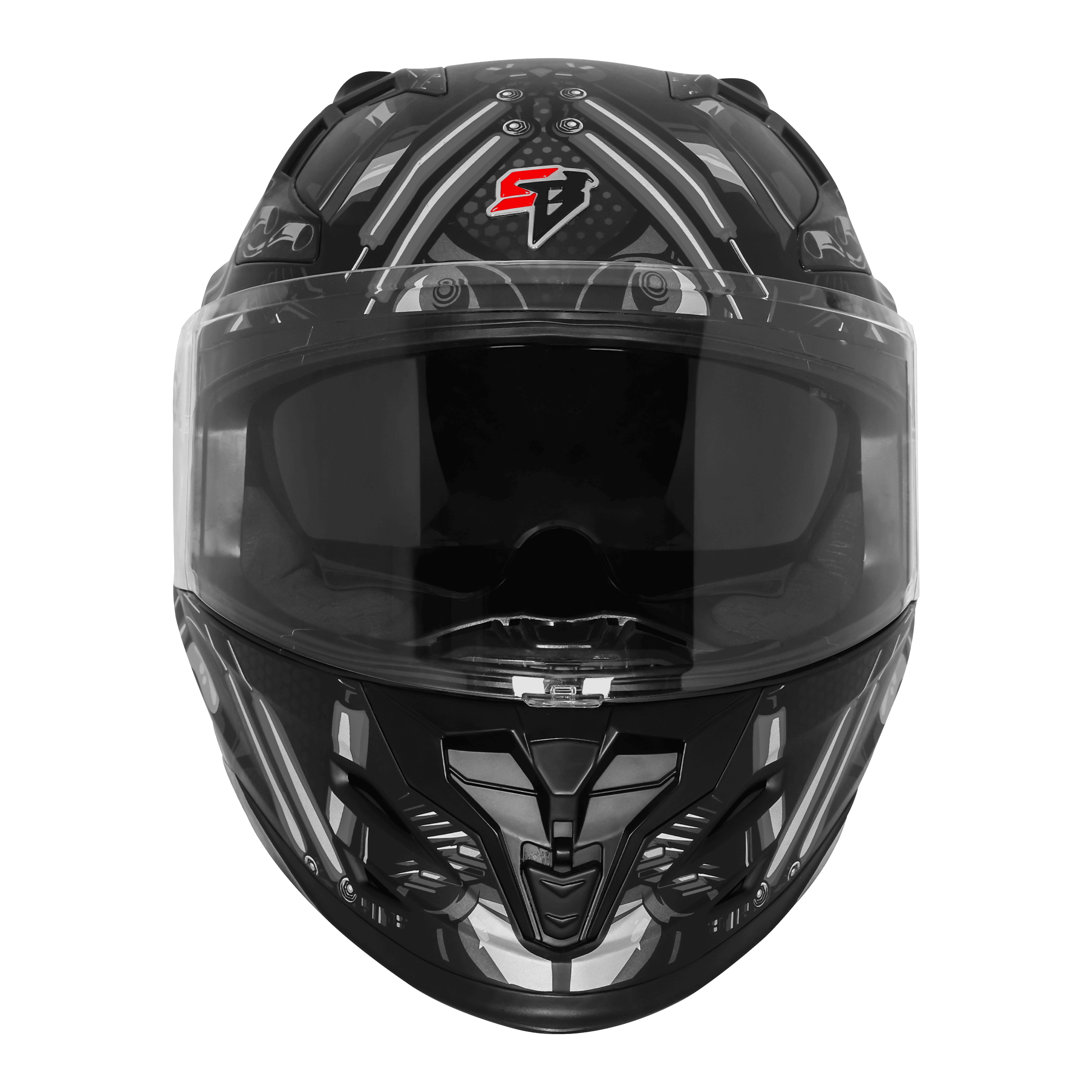 STEELBIRD SXE TPE EDITION ST1 MATT BLACK GREY - SBH 61