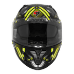 STEELBIRD SXE TPE EDITION ST1 GLOSS BLACK NEON  - SBH 61