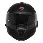 STEELBIRD FIGHTER BASS X BLUETOOTH HELMET - GLOSS BLACK