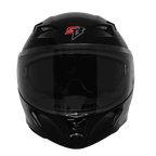 STEELBIRD SBA 11 TORNADO GLOSS BLACK HELMET