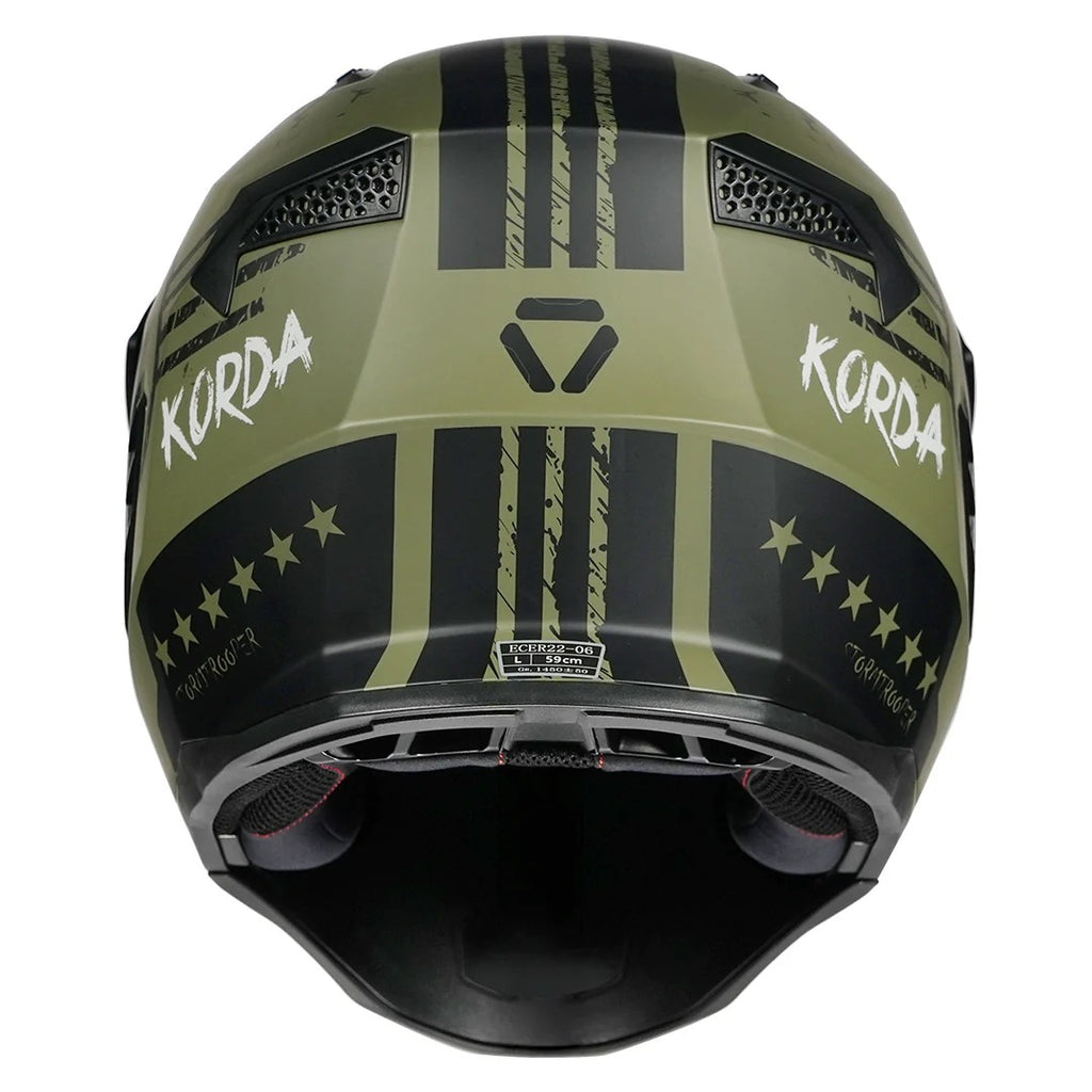 Korda StormTrooper Hero Matt Military Green Helmet