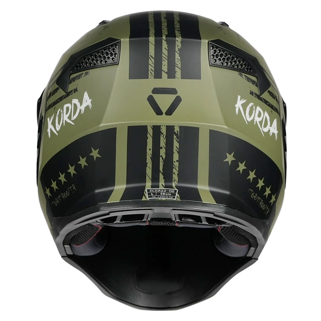 Korda StormTrooper Hero Matt Military Green Helmet