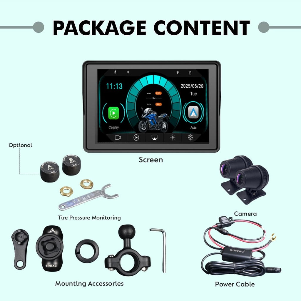 SIMTAC M4D NAVIGATION SCREEN  (with camera)