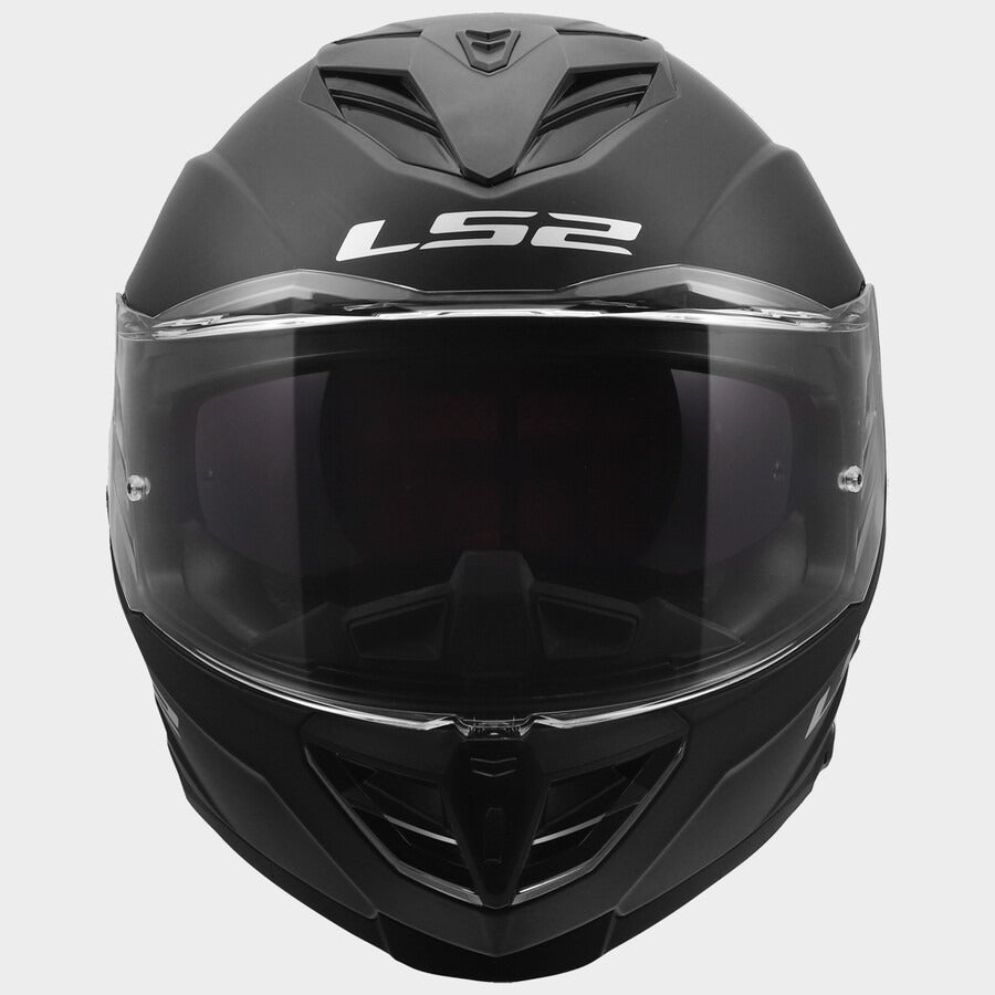 LS2 FF818 STORM III SOLID MATT BLACK – Arihant Helmets
