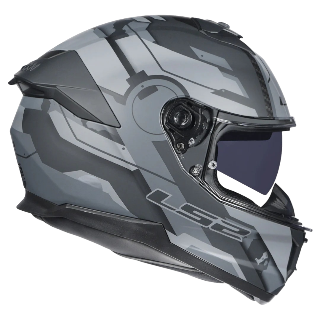 LS2 FF320 STREAM ll SHADOW - MATT BLACK GREY