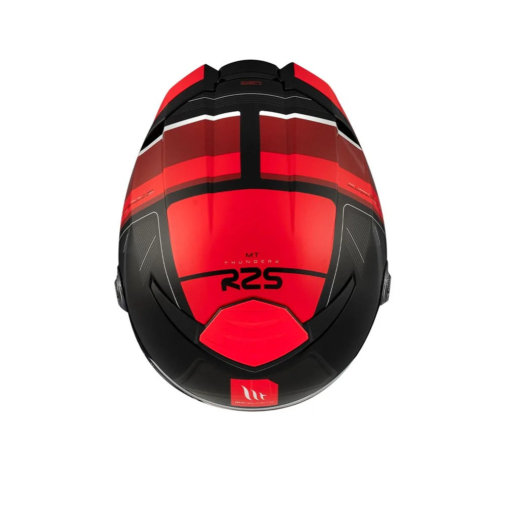 MT Thunder 4 SV R25 B35 Gloss Red Black Helmet