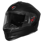 STEELBIRD FIGHTER BASS X BLUETOOTH HELMET - GLOSS BLACK