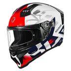 Korda Evo Triton Gloss White red helmet