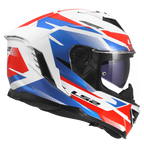 LS2 FF818 STORM III KOMAI WHITE BLUE RED