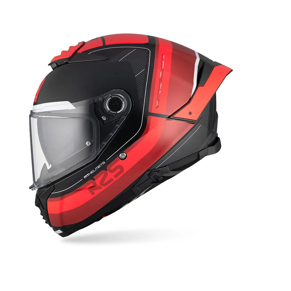MT Thunder 4 SV R25 B35 Gloss Red Black Helmet