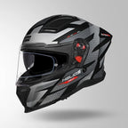 STUDDS HELIOS D2 CIRCUIT -MATT BLACK GREY