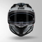 STUDDS HELIOS D2 CIRCUIT - GLOSS BLACK GREY