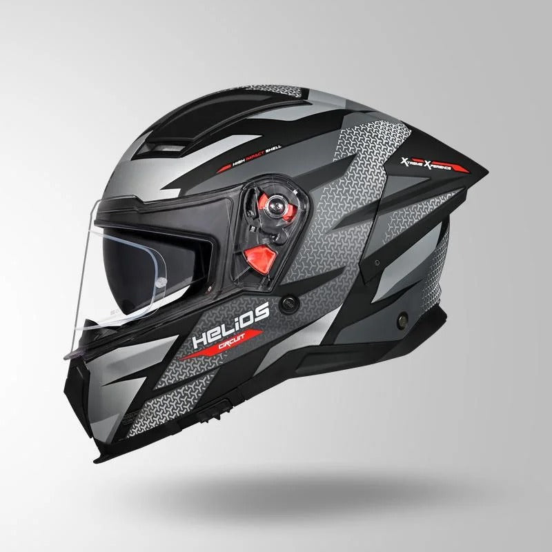 STUDDS HELIOS D2 CIRCUIT -MATT BLACK GREY