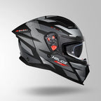 STUDDS HELIOS D2 CIRCUIT -MATT BLACK GREY