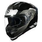 Korda Evo Chief Gloss Black Silver helmet