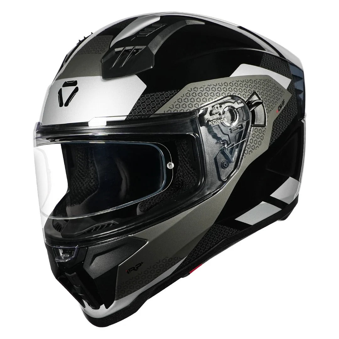 Korda Evo Chief Gloss Black Silver helmet