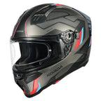 Korda Evo Orcus Matt Grey Red Blue helmet