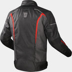 LS2 SEPANG RIDING JACKET - BLACK RED