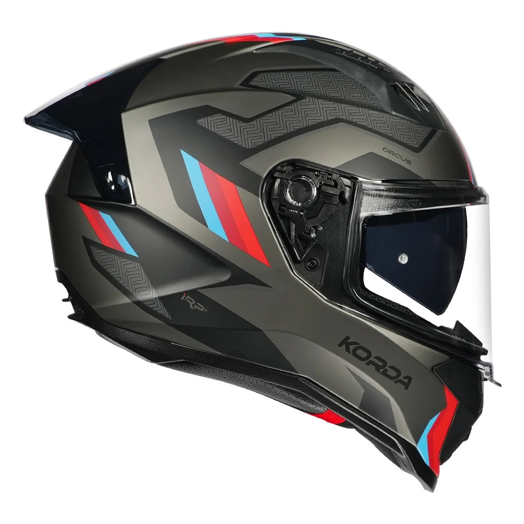 Korda Evo Orcus Matt Grey Red Blue helmet