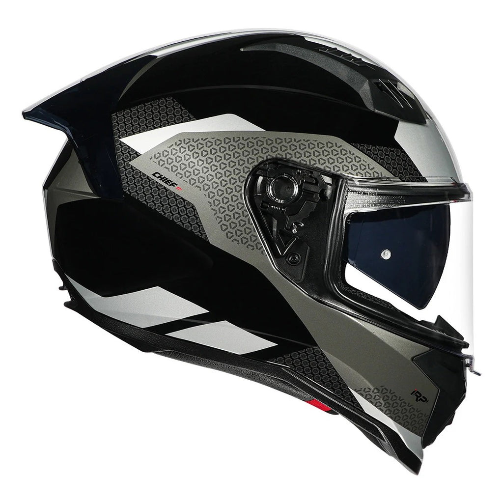 Korda Evo Chief Gloss Black Silver helmet