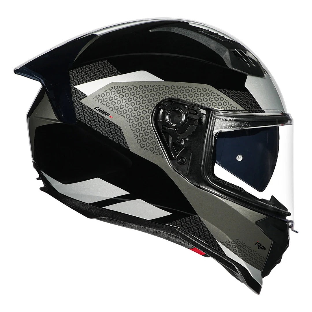 Korda Evo Chief Gloss Black Silver helmet
