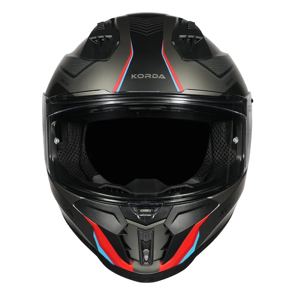 Korda Evo Orcus Matt Grey Red Blue helmet