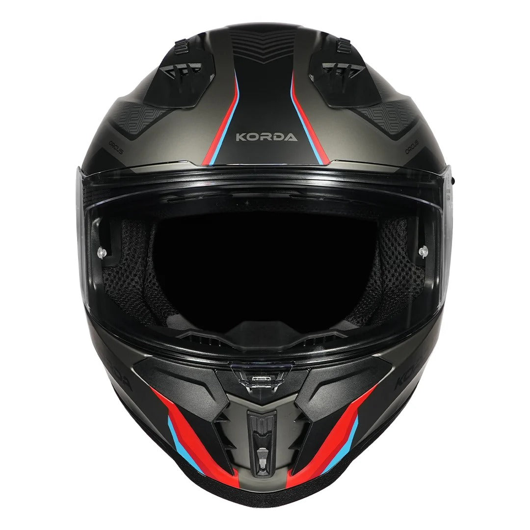 Korda Evo Orcus Matt Grey Red Blue helmet