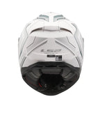 LS2 FF811 VECTOR II ALIZER - GLOSS WHITE SILVER