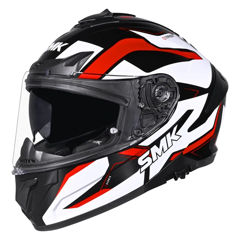 SMK Typhoon S01 Azonix GL213 - Gloss Black white