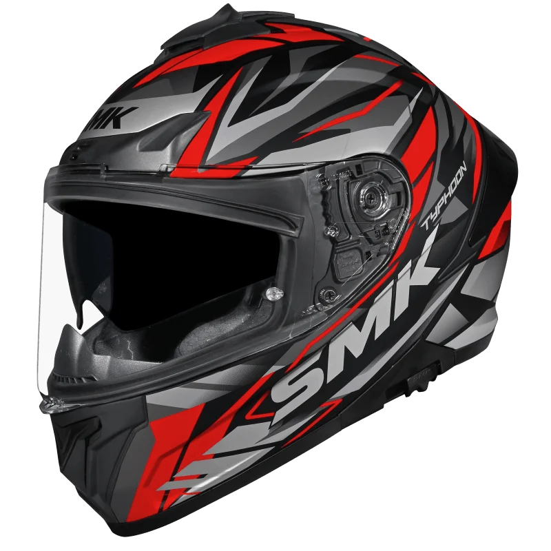 SMK Typhoon  S01 Rival GL263 - Gloss black red
