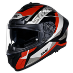 SMK Typhoon Style GL236-  Gloss Black Red