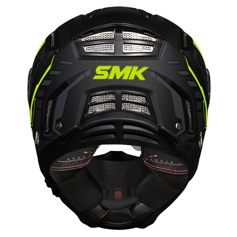 SMK AGNAR TEKTRON GL264 - Gloss Black Neon