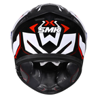 SMK Typhoon S01 Azonix GL213 - Gloss Black white