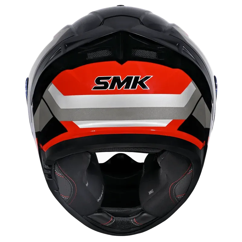 SMK Typhoon Style GL236-  Gloss Black Red