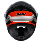 SMK Typhoon Style GL236-  Gloss Black Red